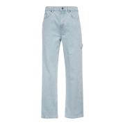 Karl Kani Retro Baggy Workwear Denim Jeans Blue, Herr