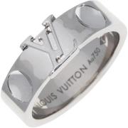 Louis Vuitton Vintage Pre-owned Metall ringar White, Dam