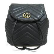 Gucci Vintage Pre-owned Laeder gucci-vskor Black, Dam