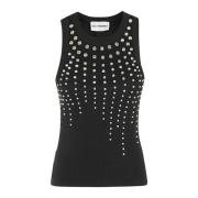 DES Phemmes Sval Färg Tank Top Black, Dam