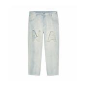 New Amsterdam Surf Association Ljus Denim Blekt Jeans Höst/Vinter 2024...