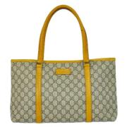 Gucci Vintage Pre-owned Canvas gucci-vskor Beige, Dam