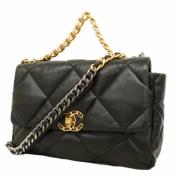 Chanel Vintage Pre-owned Laeder chanel-vskor Black, Dam