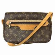 Louis Vuitton Vintage Pre-owned Canvas crossbodyvskor Brown, Dam