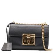 Gucci Vintage Pre-owned Laeder axelremsvskor Black, Dam