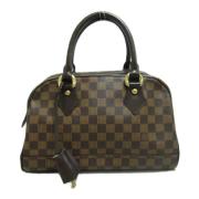 Louis Vuitton Vintage Pre-owned Canvas handvskor Brown, Dam