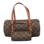 Louis Vuitton Vintage Pre-owned Tyg handvskor Brown, Dam