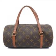 Louis Vuitton Vintage Pre-owned Tyg handvskor Brown, Dam