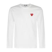 Comme des Garçons Play Casual Play T-shirt White, Herr