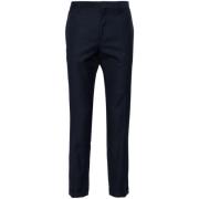 PS By Paul Smith Blå Ullskräddade Byxor Slim Fit Blue, Herr