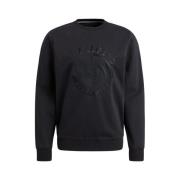 PME Legend Dubbel Ansikte Crewneck Tröja Black, Herr