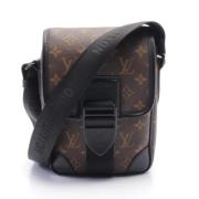 Louis Vuitton Vintage Pre-owned Canvas crossbodyvskor Black, Herr