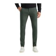 Cast Iron Stretch Chino Riser Slim Fit Byxor Green, Herr