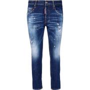 Dsquared2 Klassiska Denim Jeans med Fem Fickor Blue, Herr