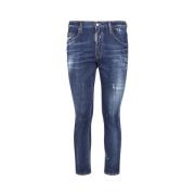 Dsquared2 Klassiska Denim Jeans med Fem Fickor Blue, Herr