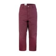 Carhartt Wip Röda arbetsbyxor Single Knee Red, Herr