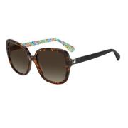 Kate Spade Brun Acetat Solglasögon för Kvinnor Brown, Dam