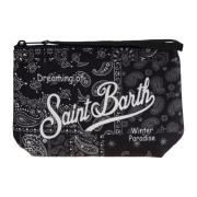 MC2 Saint Barth Neopren clutch med tryck och dragkedja Black, Dam