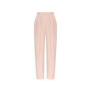 Stella McCartney Avslappnade byxor Pink, Dam