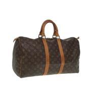 Louis Vuitton Vintage Pre-owned Canvas louis-vuitton-vskor Brown, Dam