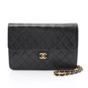 Chanel Vintage Pre-owned Laeder axelremsvskor Black, Dam