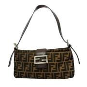 Fendi Vintage Pre-owned Canvas fendi-vskor Brown, Dam