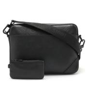 Louis Vuitton Vintage Pre-owned Tyg axelremsvskor Black, Herr