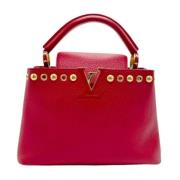 Louis Vuitton Vintage Pre-owned Laeder handvskor Red, Dam