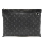 Louis Vuitton Vintage Pre-owned Canvas kuvertvskor Black, Dam