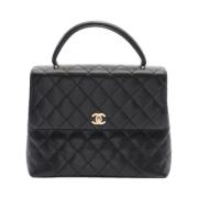 Chanel Vintage Pre-owned Laeder handvskor Black, Dam