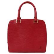 Louis Vuitton Vintage Pre-owned Laeder handvskor Red, Dam