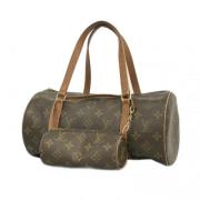 Louis Vuitton Vintage Pre-owned Tyg handvskor Brown, Dam