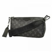 Louis Vuitton Vintage Pre-owned Tyg kuvertvskor Black, Herr