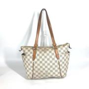 Louis Vuitton Vintage Pre-owned Tyg louis-vuitton-vskor White, Dam