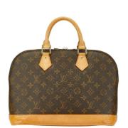 Louis Vuitton Vintage Pre-owned Canvas handvskor Brown, Dam