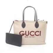 Gucci Vintage Pre-owned Laeder handvskor Beige, Dam