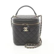 Chanel Vintage Pre-owned Laeder handvskor Black, Dam