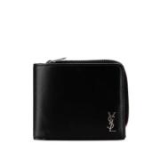 Yves Saint Laurent Vintage Pre-owned Laeder plnbcker Black, Herr