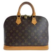 Louis Vuitton Vintage Pre-owned Canvas handvskor Brown, Dam