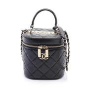 Chanel Vintage Pre-owned Laeder handvskor Black, Dam