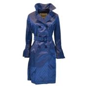 Herno Stilren trenchcoat i olika färger Blue, Dam