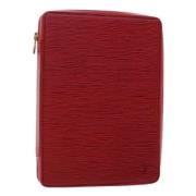 Louis Vuitton Vintage Pre-owned Laeder kuvertvskor Red, Dam