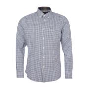 Barbour Twill Button Down Skjorta Gray, Herr