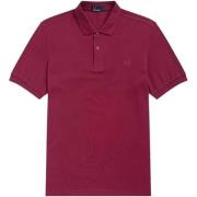 Fred Perry Slim Fit Twin Tipped Polo Red, Herr