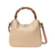 Gucci Diana Läder Crossbody Väska Pink, Dam