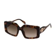 Just Cavalli Brun Acetat Solglasögon för Kvinnor Brown, Dam