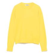 Jil Sander Stilren Stickad Tröja för Kvinnor Yellow, Dam