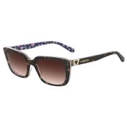 Love Moschino Brun Acetat Dam Solglasögon Brown, Dam