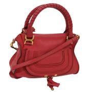 Chloé Pre-owned Pre-owned Laeder axelremsvskor Red, Dam