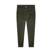 Dondup Mjuka gabardine joggers Green, Dam